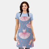 Roze Ballet Tutu Patroon Schort (Gedragen)