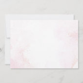 Roze Balletdanser Ballerina Verjaardagsfoto Kaart (Achterkant)