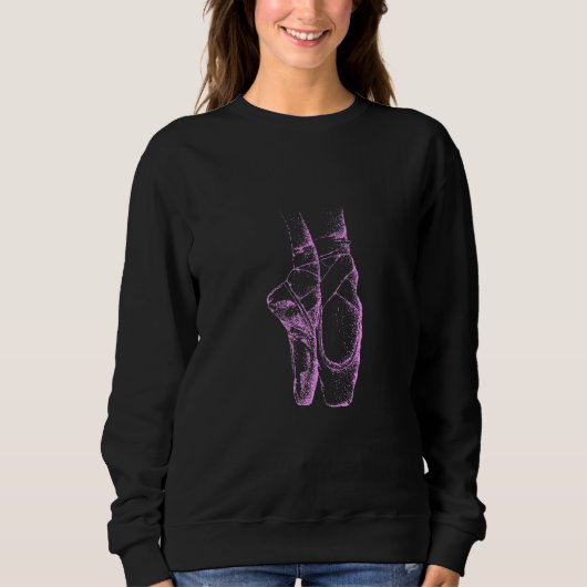 Roze balletdansslangen trui (Voorkant)