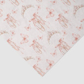 Roze balletpompen en tiara's tissuepapier (Detail)