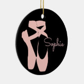 Roze balletpuntenschoenen keramisch ornament (Rechts)