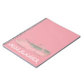 Roze balletschoen Dance leraar Gift Notitieboek (Linkerzijde)