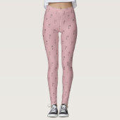 Roze balletschoen Herhaal Leggings (Voorkant)