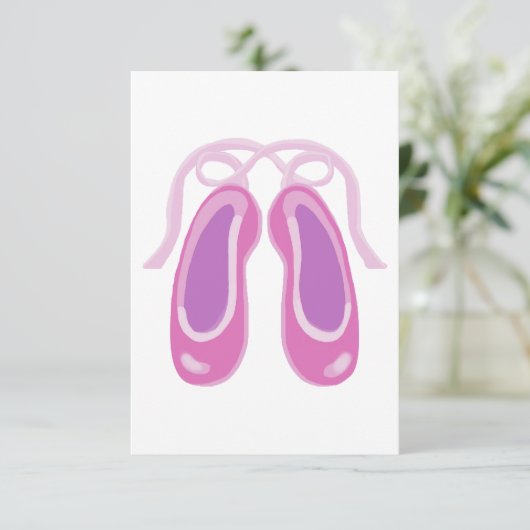 Roze balletschoenen (Staand voorkant)