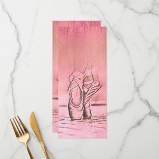 Roze balletschoenen Ballerina Menu