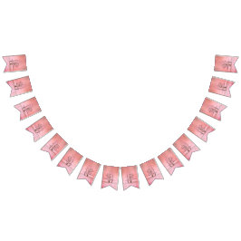 Roze balletschoenen Ballerina Vlaggetjes