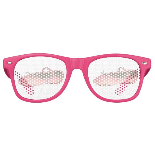 Roze balletschoenen Dance Overweging Party Shades Retro Zonnebril (Voorkant)