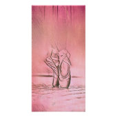 Roze balletschoenen Dancer Feet Glanzend Poster (Voorkant)
