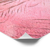 Roze balletschoenen  Dancer Feet Glanzend Poster (Hoek)