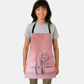 Roze balletschoenen Elegant Dancer Schort (Insitu)