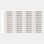 Roze balletschoenen Etiketten met naam Labels (Vel)