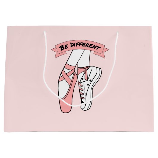 Roze balletschoenen groot cadeauzakje (Voorkant)