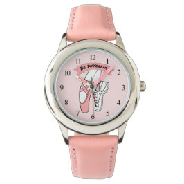 Roze balletschoenen horloge