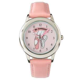Roze balletschoenen horloge