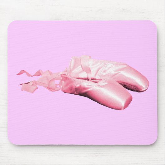 Roze balletschoenen muismat (Voorkant)