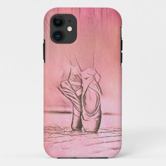 Roze balletschoenen op Pointe Case-Mate iPhone Case