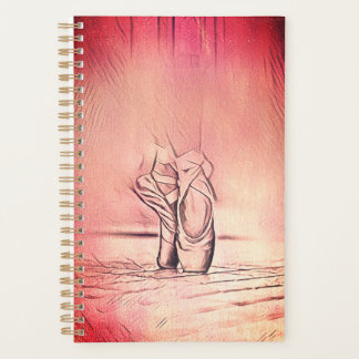 Roze balletschoenen op Pointe Planner