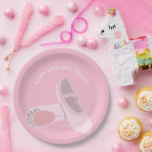 Roze balletschoenen op roze, gepersonaliseerde par