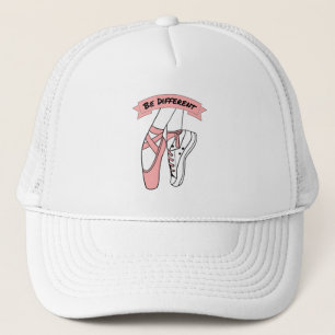 Roze balletschoenen trucker pet