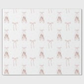 Roze Balletschoenen Verjaardag Cadeaupapier (Vlak)