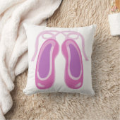Roze balletslippers kussen (Deken)