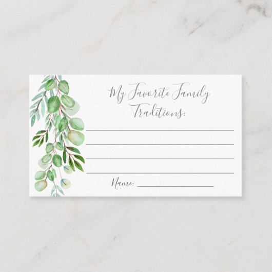 Roze ballon Baby shower familietradities Informatiekaartje (Voorkant)