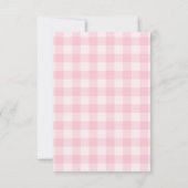 Roze ballon Baby shower mammie Advice Card Kaart (Achterkant)