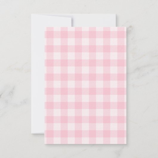 Roze ballon Baby shower mammie Advice Card Kaart (Achterkant)