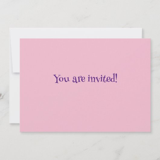 Roze Ballon blauwe cupcake Verjaardag Uitnodiging (Achterkant)