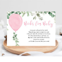 Roze ballon eucalyptus groen boeken voor baby