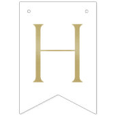 Roze ballon, eucalyptus, groen, eerste verjaardag vlaggetjes (Tweede vlag)