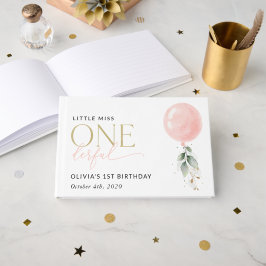 Roze ballon, Eucalyptus, Groene takken, Eerste ver Gastenboek