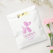 Roze Ballon Hond Verjaardag Favoriet Tas Bedankzakje (Gezegeld)
