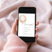 Roze ballon is een meisje Baby shower Kaart