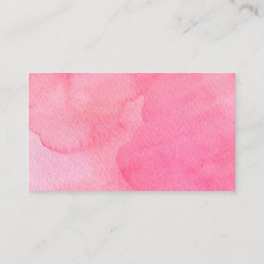 Roze Ballon Moeder Baby Olifant luier loterijkaart Informatiekaartje (Achterkant)