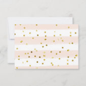 Roze ballon over de maan Hartelijk dank Bedankkaart (Achterkant)