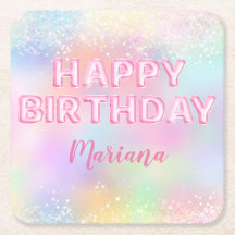 Roze Ballon Regenboog Verjaardagsfeest