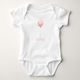 Roze ballon romper