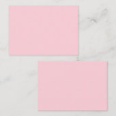Roze Ballon Snoep Lief En Lekker Effen Kleur Notitiekaartje (Voorkant / Achterkant)