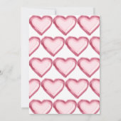 Roze ballon Uitnodiging eerste kerstdag (Achterkant)