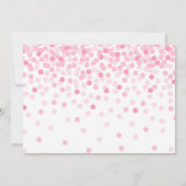 Roze ballonmeisje eerste verjaardag met foto Schat Kaart (Achterkant)