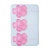 Roze ballonnen badmat (Voorkant Verticaal)