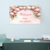 Roze ballonnen banner (Beurs)