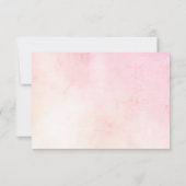 Roze ballonnen bedankje bedankkaart (Achterkant)