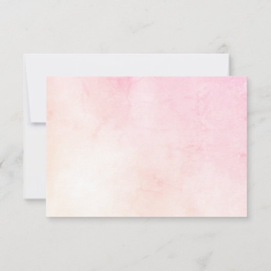 Roze ballonnen bedankje bedankkaart (Achterkant)