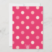 Roze Ballonnen Elke Leeftijd Verjaardag Uitnodigin Kaart (Achterkant)