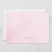 Roze ballonnen foto uitnodiging (Achterkant)