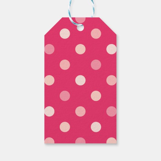 Roze ballonnen Hartelijk dank Cadeaulabel (Achterkant)