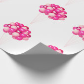 Roze ballonnen inpakpapier (Hoek)