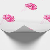 Roze ballonnen inpakpapier (Hoek)